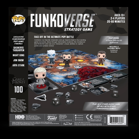 Game of Thrones Strategy Game - Multicolor funko board collectors NEW - Picture 3 of 10